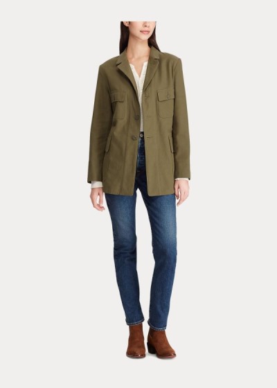 Women's Ralph Lauren Cotton Dobby Jackets | 643510LXI